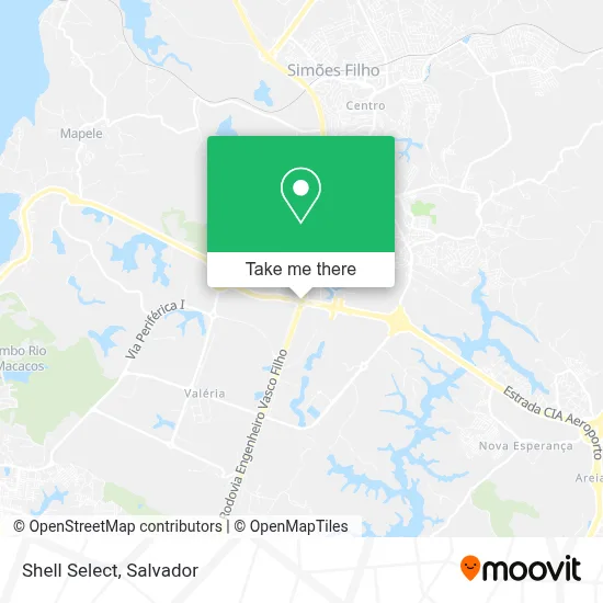 Shell Select map
