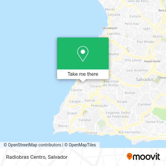 Radiobras Centro map