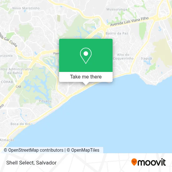 Shell Select map