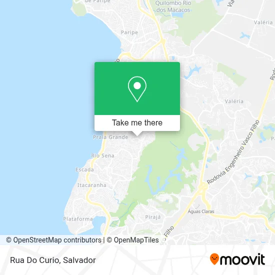 Rua Do Curio map