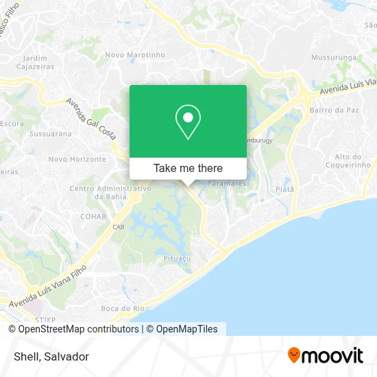 Shell map