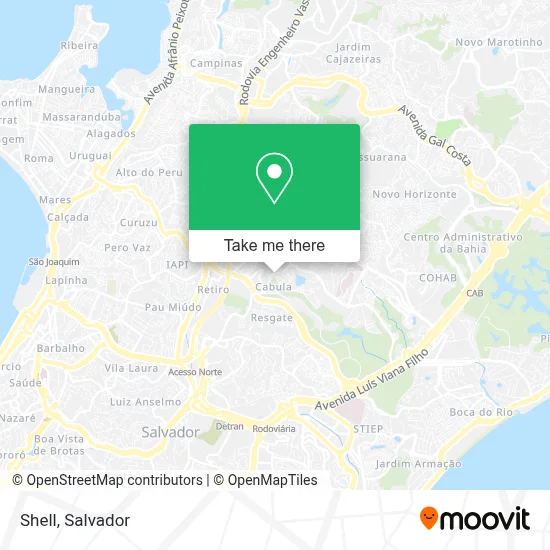 Shell map