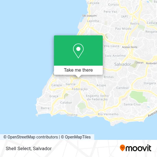 Shell Select map