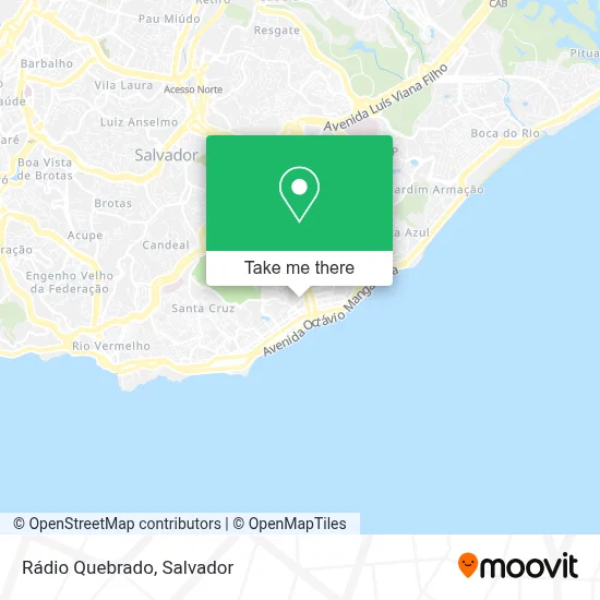 Rádio Quebrado map