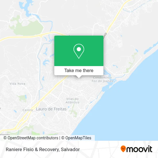 Raniere Fisio & Recovery map