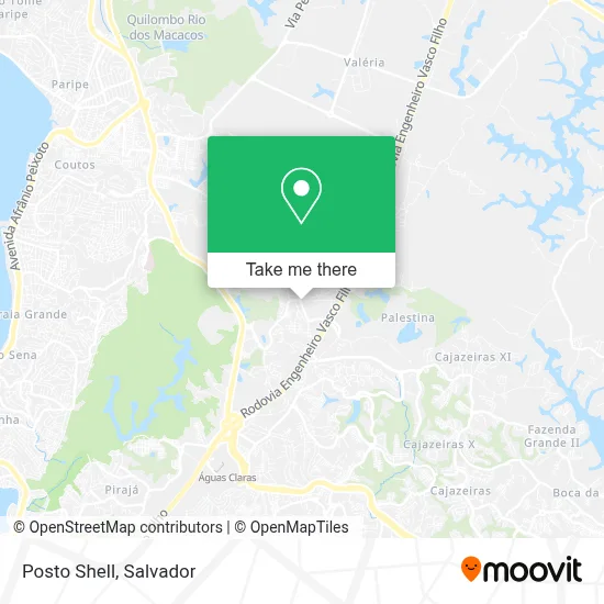 Posto Shell map