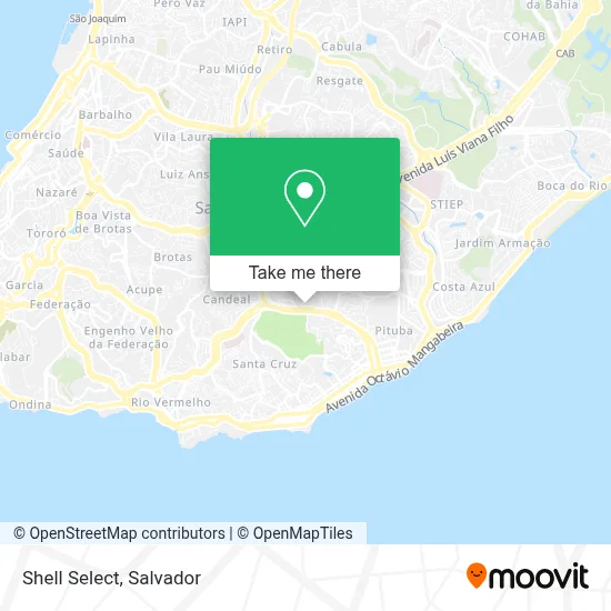 Shell Select map