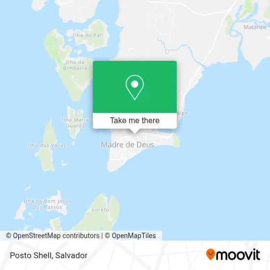 Posto Shell map