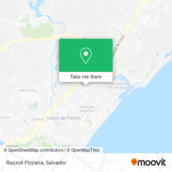 Razzoli Pizzaria map