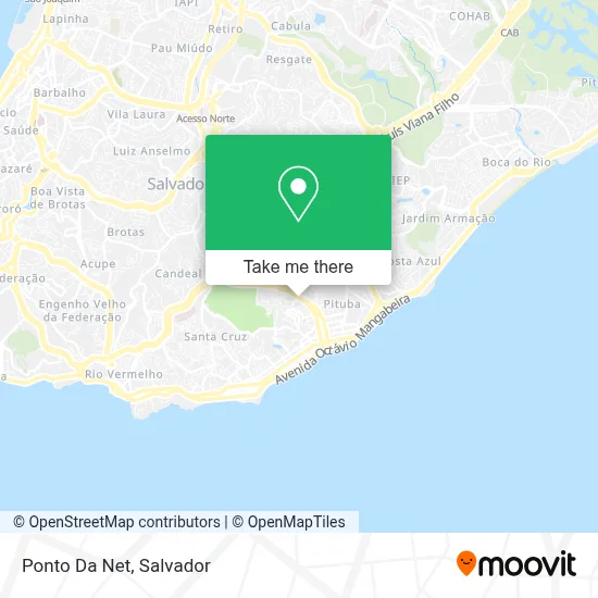 Ponto Da Net map