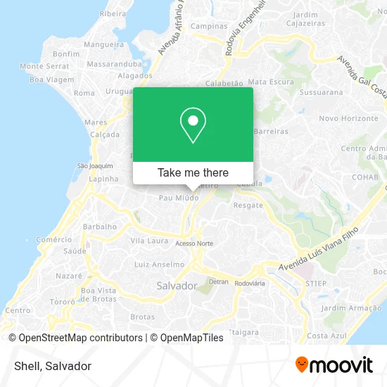 Shell map