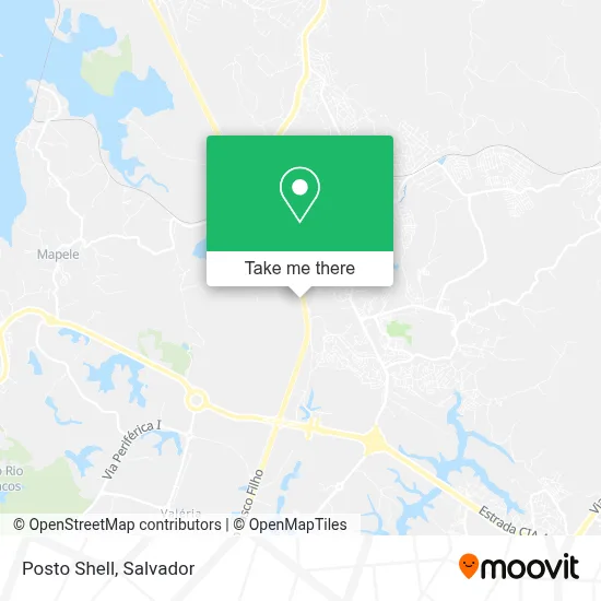 Posto Shell map