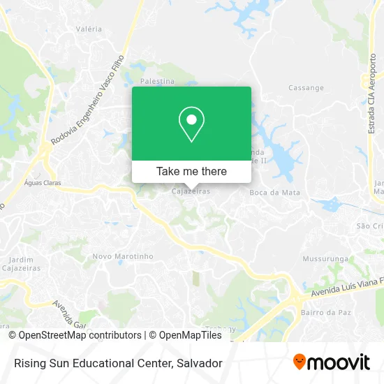 Rising Sun Educational Center map