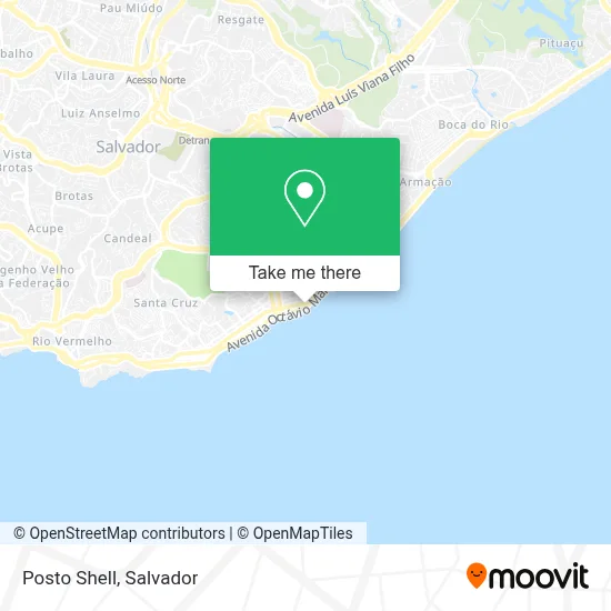 Posto Shell map