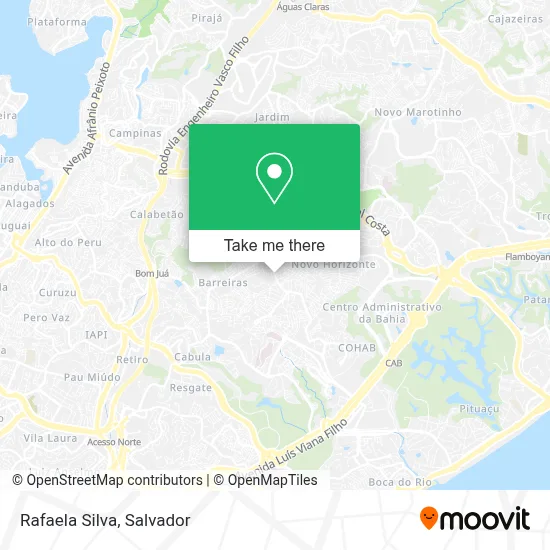 Rafaela Silva map