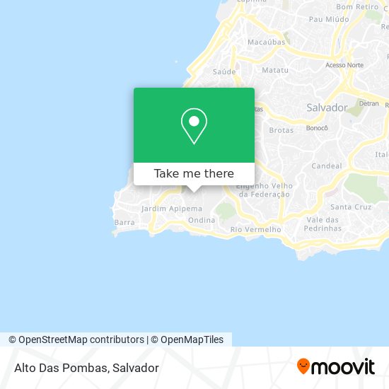 Alto Das Pombas map