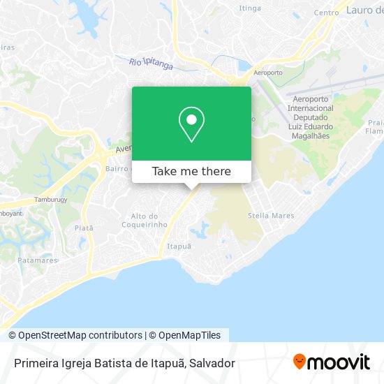 Primeira Igreja Batista de Itapuã map