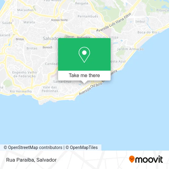 Rua Paraíba map