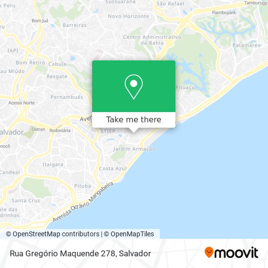 Rua Gregório Maquende 278 map