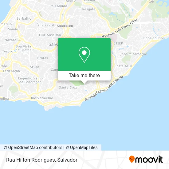Rua Hilton Rodrigues map