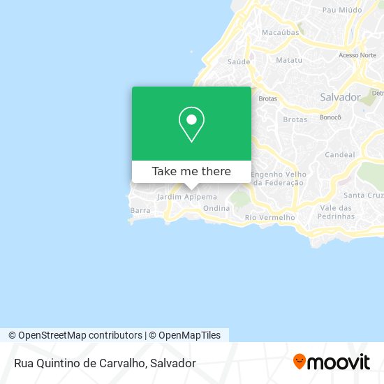Rua Quintino de Carvalho map