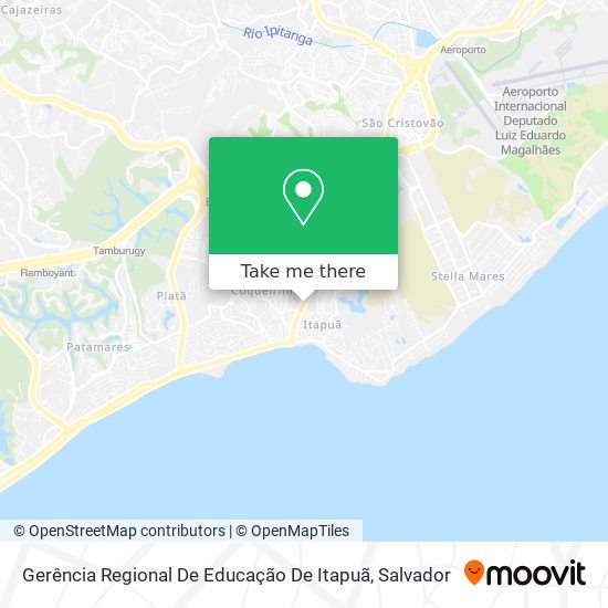Gerência Regional De Educação De Itapuã map