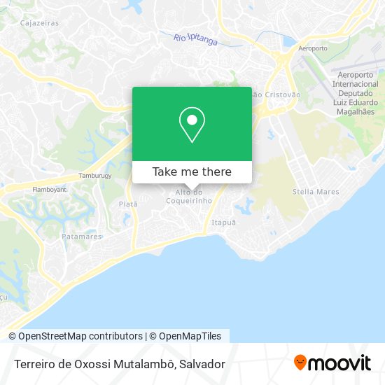 Terreiro de Oxossi Mutalambô map