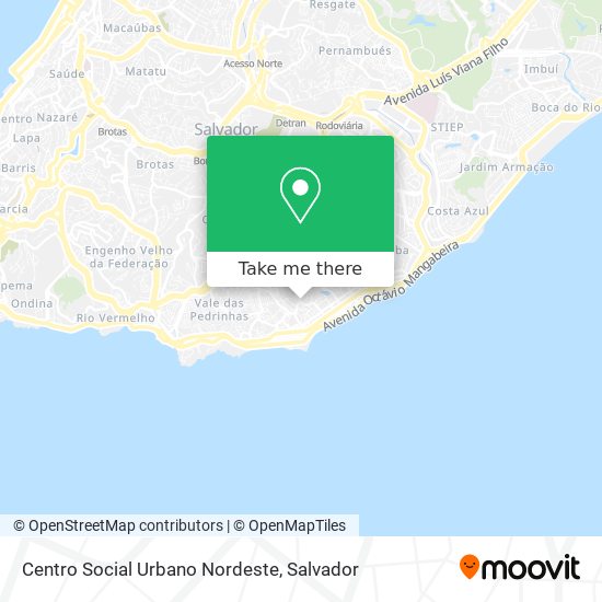 Centro Social Urbano Nordeste map
