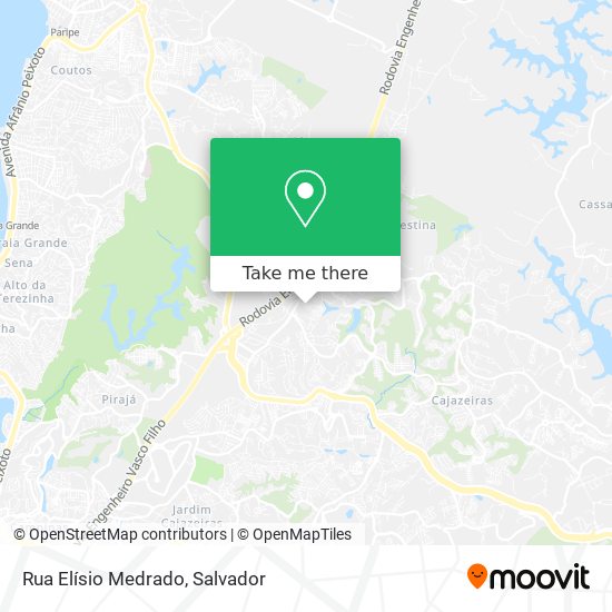 Rua Elísio Medrado map