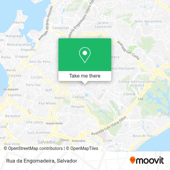 Rua da Engomadeira map