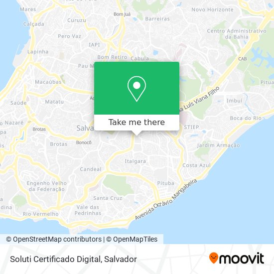 Soluti Certificado Digital map