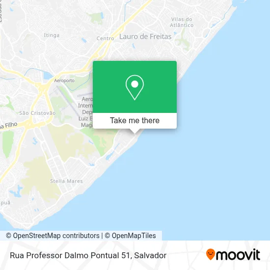 Rua Professor Dalmo Pontual 51 map