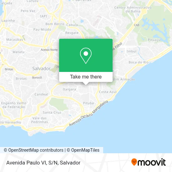 Avenida Paulo VI, S/N map