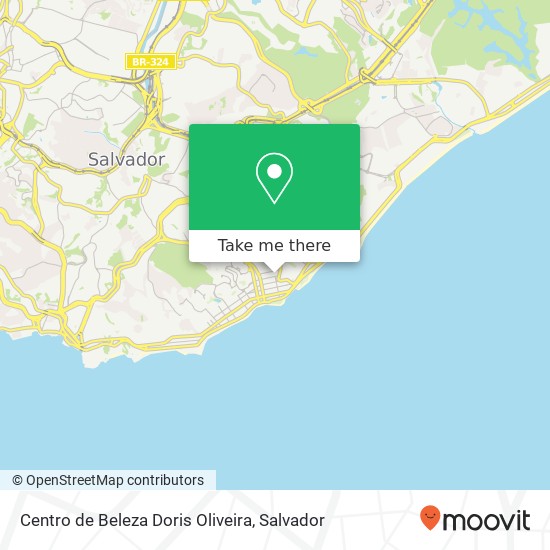 Mapa Centro de Beleza Doris Oliveira