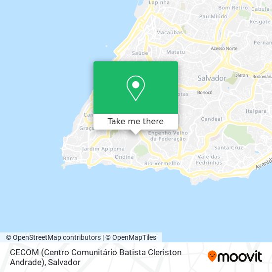 CECOM (Centro Comunitário Batista Cleriston Andrade) map