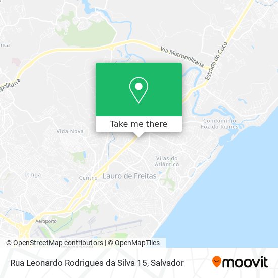 Rua Leonardo Rodrigues da Silva 15 map