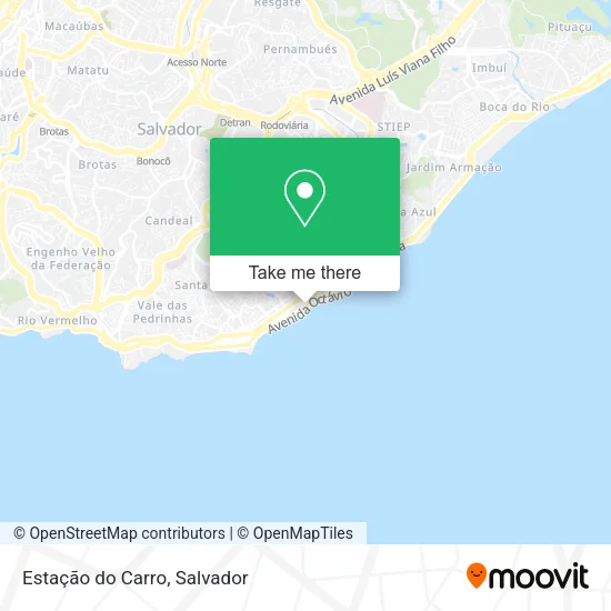 Estação do Carro map
