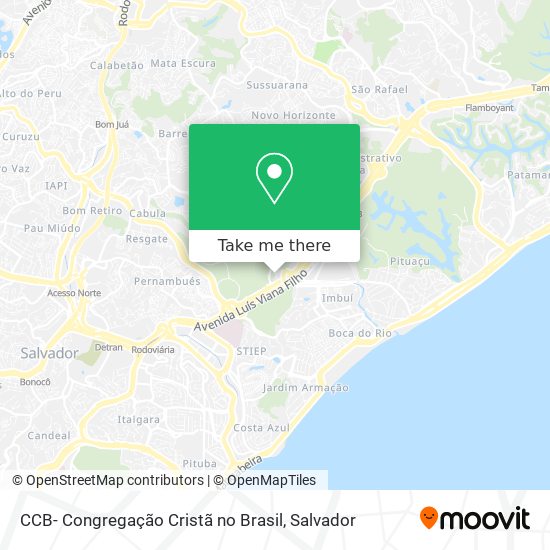 Mapa CCB- Congregação Cristã no Brasil