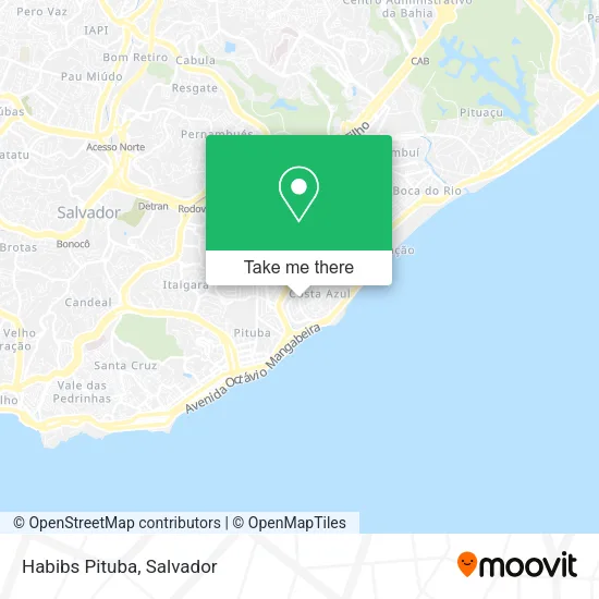 Habibs Pituba map
