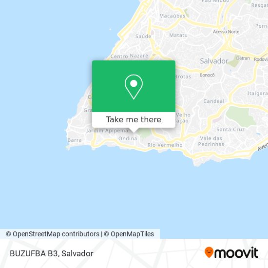 Mapa BUZUFBA B3