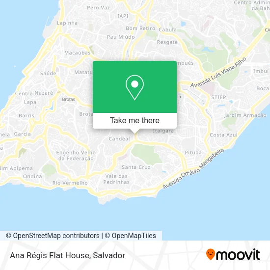 Ana Régis Flat House map
