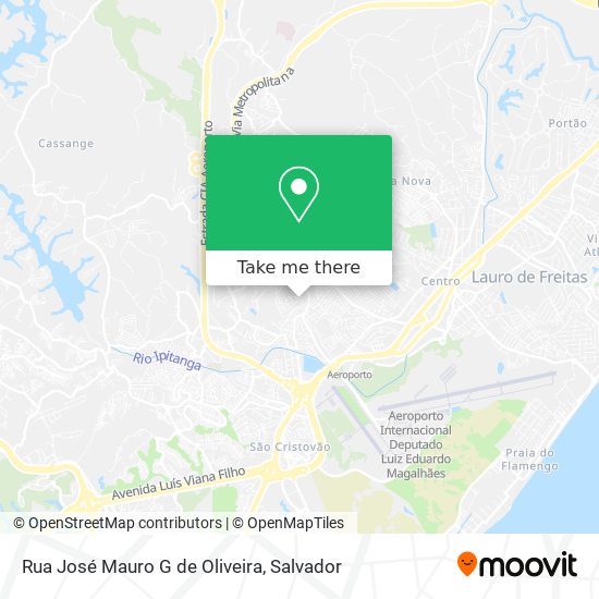 Rua José Mauro G de Oliveira map