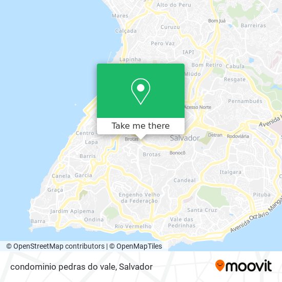 condominio pedras do vale map