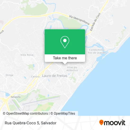 Rua Quebra-Coco 5 map