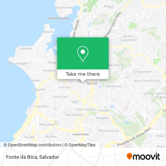 Fonte da Bica map