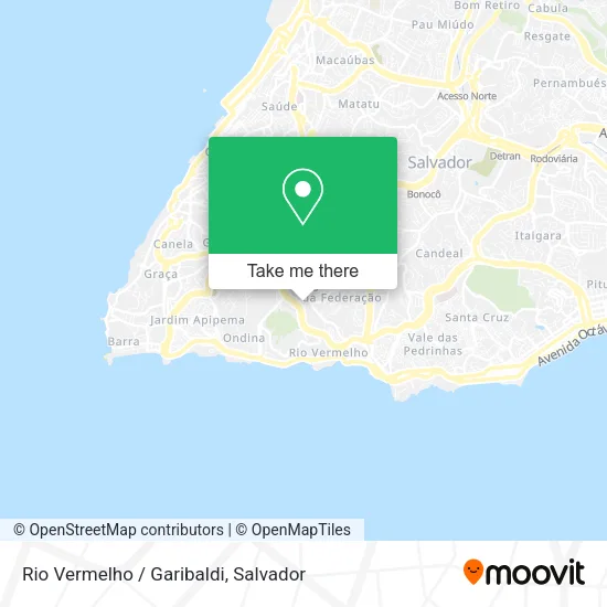 Rio Vermelho / Garibaldi map