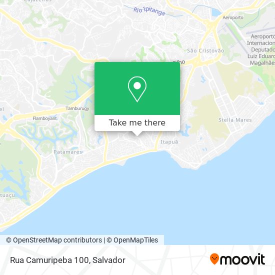 Rua Camuripeba 100 map