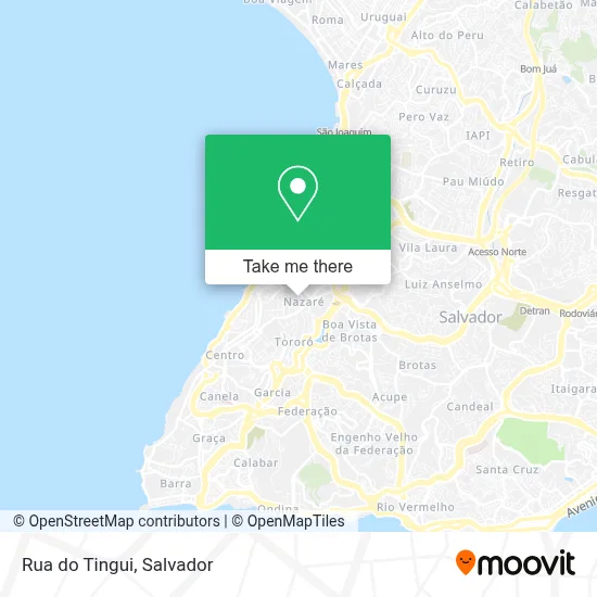 Rua do Tingui map