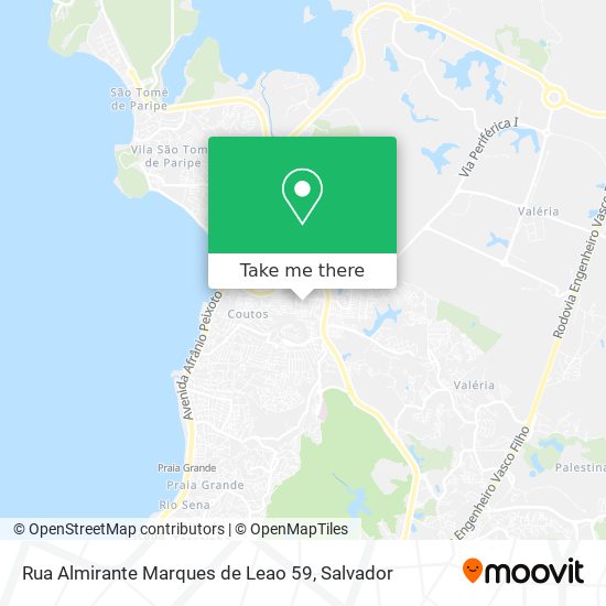 Mapa Rua Almirante Marques de Leao 59