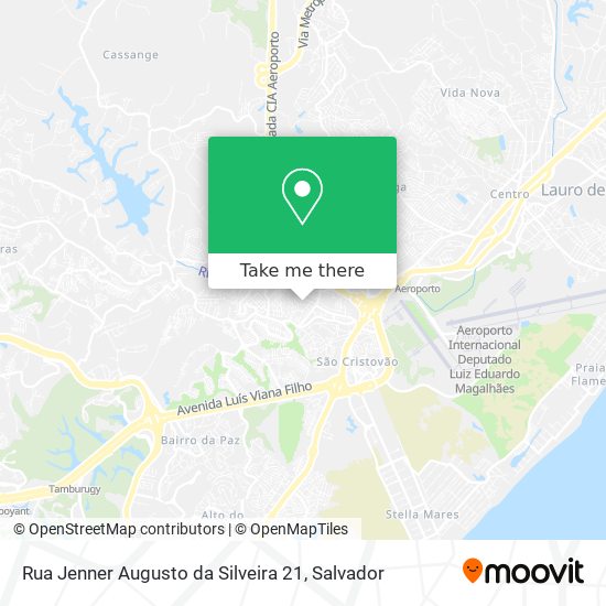 Mapa Rua Jenner Augusto da Silveira 21